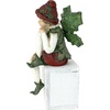 image:imageDesign Toscano Christmas Decorations  Elijah Santas Xmas Elf ShelfLeaf Wings