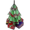 image:imageDesign Toscano Christmas Tree Stained Glass Lamp Illuminated Sculpture