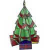 image:imageDesign Toscano Christmas Tree Stained Glass Lamp Illuminated Sculpture