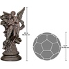 image:imageDesign Toscano Dragons of Corfu Castle Gothic Decor Statue Globe FigurineCupid and Psyche