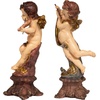 image:imageDesign Toscano Italian BaroqueStyle Musical Cherub Decorative Statues Set