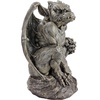 image:imageDesign Toscano JE11211701 Silas The Sentry Gargoyle IndoorOutdoor Gothic Decor Statue 16 Inches Wide 24 Inches Tall Handcast Polyresin Grey Stone Finish24 Inches