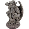 image:imageDesign Toscano JE11211701 Silas The Sentry Gargoyle IndoorOutdoor Gothic Decor Statue 16 Inches Wide 24 Inches Tall Handcast Polyresin Grey Stone Finish7 Inches