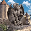image:imageDesign Toscano JE11211701 Silas The Sentry Gargoyle IndoorOutdoor Gothic Decor Statue 16 Inches Wide 24 Inches Tall Handcast Polyresin Grey Stone Finish24 Inches