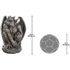 image:imageDesign Toscano JE11211701 Silas The Sentry Gargoyle IndoorOutdoor Gothic Decor Statue 16 Inches Wide 24 Inches Tall Handcast Polyresin Grey Stone Finish7 Inches