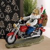 image:imageDesign Toscano Old School Father Christmas Santa Biker Statue