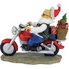 image:imageDesign Toscano Old School Father Christmas Santa Biker Statue