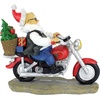 image:imageDesign Toscano Old School Father Christmas Santa Biker Statue