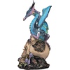 image:imageDesign Toscano QS91653 Dragon Assassin on Skull Gothic Decor Statue Figurine 7 Inch Full ColorAssassin on Skull