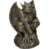 image:imageDesign Toscano JE11211701 Silas The Sentry Gargoyle IndoorOutdoor Gothic Decor Statue 16 Inches Wide 24 Inches Tall Handcast Polyresin Grey Stone Finish7 Inches