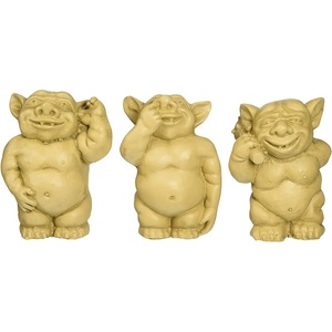 image:imageDesign Toscano The PiccaDilly Gargoyle Sculptures  Medium Set Includes Medium Bum Ear aSet of 3