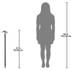 image:imageDesign Toscano Dragonsthorne Drakkar Dragon Gothic Walking Stick CollectionNebula