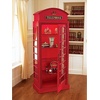 image:imageDesign Toscano NE36832 British Telephone Booth Display Cabinet Red Small