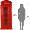 image:imageDesign Toscano NE36832 British Telephone Booth Display Cabinet Red Small