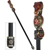 image:imageDesign Toscano QS23823 The Dragonsthorne Collection Celtic Battle Dragon Walking Sticksilver