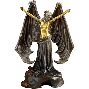 image:imageDesign Toscano QS34759 Mistress of the Night Dark Angel Statue bronze