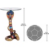 image:imageDesign Toscano Cl5057 Renenutet Egyptian Cobra Snake Diety Side End Table 16 Inches Wide 24 Inches Tall Handcast Polyresin Full Color Paint