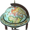 image:imageDesign toscano sj360015 sixteenth century cielo replica globe bar liquor cabinet 18 inches diameter 36 inches tall mdf hardwood and paper blue finishCielo Blue