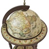 image:imageDesign toscano sj360015 sixteenth century cielo replica globe bar liquor cabinet 18 inches diameter 36 inches tall mdf hardwood and paper blue finishCrema Durata