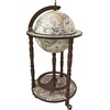 image:imageDesign toscano sj360015 sixteenth century cielo replica globe bar liquor cabinet 18 inches diameter 36 inches tall mdf hardwood and paper blue finishCrema Durata