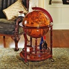 image:imageDesign toscano sj360015 sixteenth century cielo replica globe bar liquor cabinet 18 inches diameter 36 inches tall mdf hardwood and paper blue finishSepia Tone
