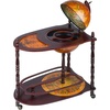 image:imageDesign toscano sj360015 sixteenth century cielo replica globe bar liquor cabinet 18 inches diameter 36 inches tall mdf hardwood and paper blue finishSepia Tone