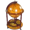 image:imageDesign toscano sj360015 sixteenth century cielo replica globe bar liquor cabinet 18 inches diameter 36 inches tall mdf hardwood and paper blue finishSepia Tone
