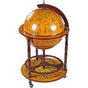 image:imageDesign toscano sj360015 sixteenth century cielo replica globe bar liquor cabinet 18 inches diameter 36 inches tall mdf hardwood and paper blue finishSepia Tone