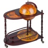 image:imageDesign toscano sj360015 sixteenth century cielo replica globe bar liquor cabinet 18 inches diameter 36 inches tall mdf hardwood and paper blue finishSepia Tone