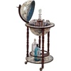 image:imageDesign toscano sj360015 sixteenth century cielo replica globe bar liquor cabinet 18 inches diameter 36 inches tall mdf hardwood and paper blue finishCrema Durata