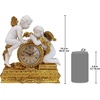 image:imageDesign Toscano Chateau Carbonne Cherub Mantel Clock Statue 10 Inch Polyresin Gold and Ivory