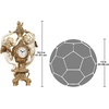 image:imageDesign Toscano Cherubs Harvest Mantel Clock Vintage Home Decor 16 Inches Tall Cast Stone Resin Faux Gold amp Ivory FinishClock