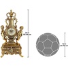 image:imageDesign Toscano Grande Chteau Beaumont ClockGold