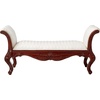 image:imageDesign Toscano Maison Mehieu Upholstered Bench Seat 5 Foot Cherry