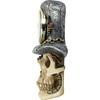 image:imageDesign Toscano Steampunk MAD Hatter Skull Clock