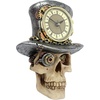 image:imageDesign Toscano Steampunk MAD Hatter Skull Clock