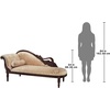 image:imageDesign Toscano Swan Fainting Couch Left Version