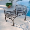 image:imageDesign Toscano Tete a Tete Kissing Garden Bench