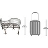image:imageDesign Toscano Tete a Tete Kissing Garden Bench