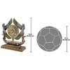 image:imageDesign Toscano WU71647 Wings of Isis Egyptian Revival Desk Mantel Clock Statue 16 Inch full color