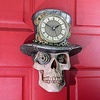 image:imageDesign Toscano Steampunk MAD Hatter Skull Clock
