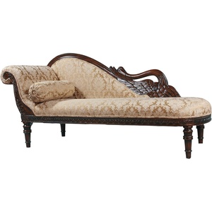 image:imageDesign Toscano Swan Fainting Couch Left Version