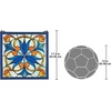 image:imageDesign Toscano Glasgow Basket TiffanyStyle Stained Glass WindowBlue Orchid