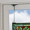 image:imageDesign Toscano Glasgow Basket TiffanyStyle Stained Glass WindowNouveau Pink