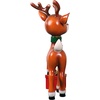 image:imageDesign Toscano Belle Santas RedNosed Christmas Reindeer Statue