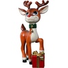 image:imageDesign Toscano Belle Santas RedNosed Christmas Reindeer Statue