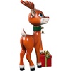 image:imageDesign Toscano Belle Santas RedNosed Christmas Reindeer Statue