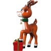 image:imageDesign Toscano Belle Santas RedNosed Christmas Reindeer Statue