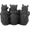 image:imageDesign Toscano Black Bear Cubs Outdoor Welcome Sign Animal Statue 11 Inch Resin Full Color FinishBlack Bear Cubs