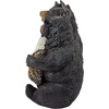 image:imageDesign Toscano Black Bear Cubs Outdoor Welcome Sign Animal Statue 11 Inch Resin Full Color FinishBlack Bear Cubs